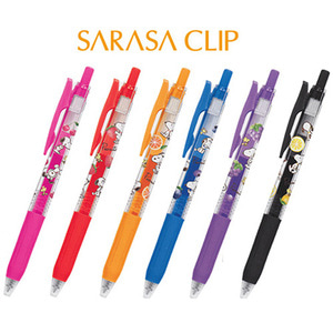 ZEBRA SARASA CLIP x PEANUTS 스누피 사라사 클립 젤 잉크 볼펜(0.5mm)